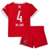 Officiële Voetbalshirt + Korte Broek FC Bayern München De Ligt 4 Thuis 2022-23 - Kids